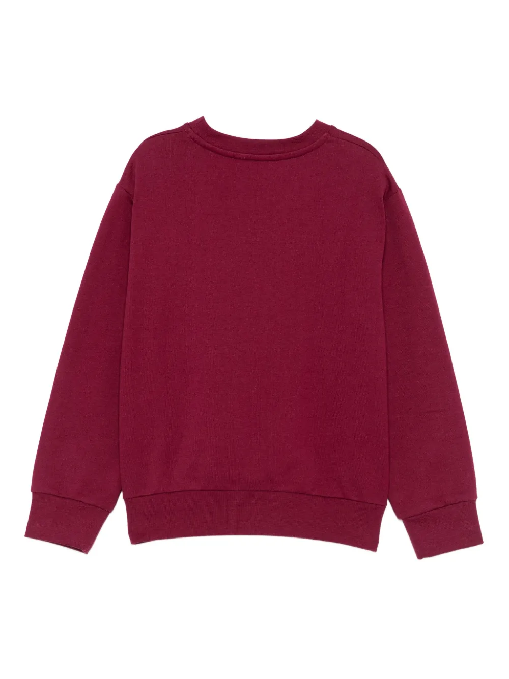 Elisabetta Franchi La Mia Bambina sequin-embellished sweatshirt Rood