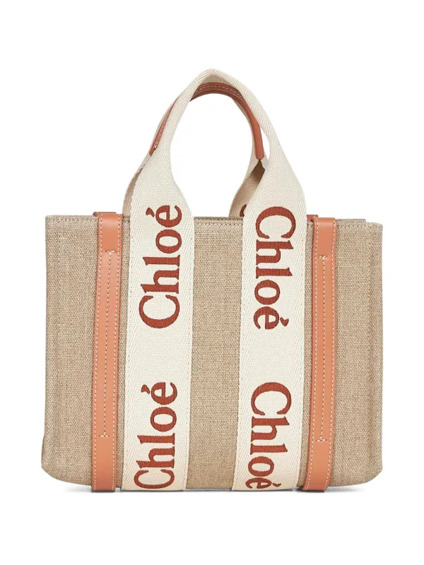 Chloé Woody ハンドバッグ S | ニュートラル | FARFETCH JP