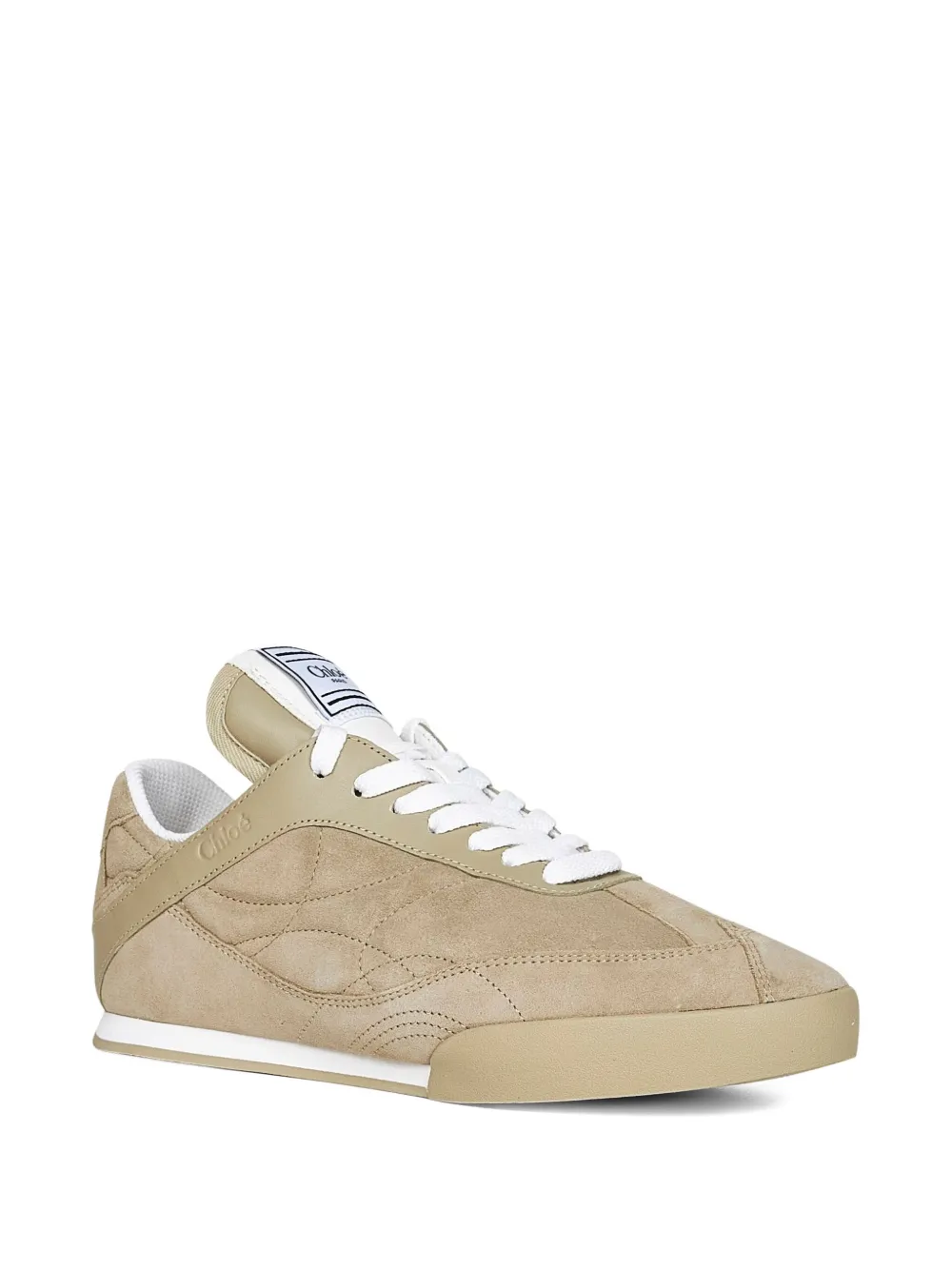 Chloé Kick suede sneakers Neutrals