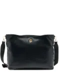 LIU JO medium logo-plaque adjustable-strap shoulder bag - Black