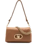 LIU JO medium LaPuffy logo-plaque chain-strap shoulder bag - Brown