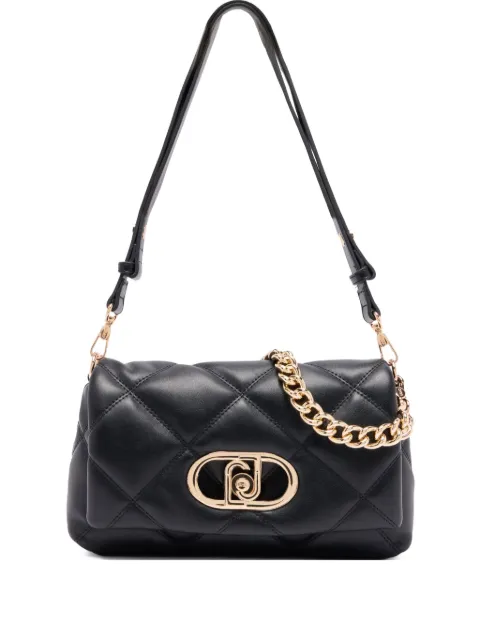 LIU JO medium LaPuffy quilted logo-plaque shoulder bag