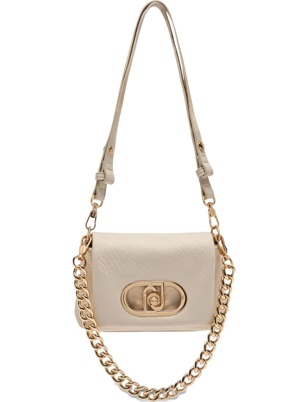 Liu •jo Small Lapuffy Bag In Neutral