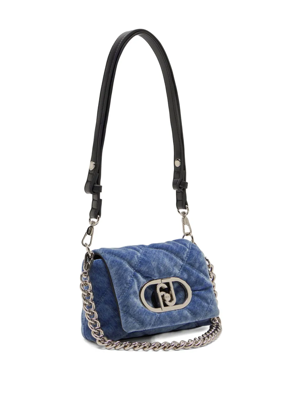 LIU JO small LaPuffy quilted shoulder bag Blauw