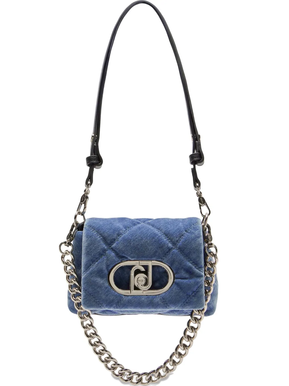Liu •jo Small Lapuffy Quilted Shoulder Bag In Blue