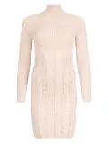 LIU JO braided-detail turtleneck mini day dress - Pink