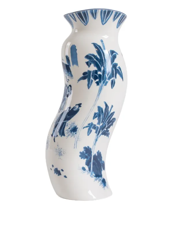 Seletti Acid King Wen フラワーベース 18cm x 13.5cm | ホワイト