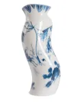 Seletti Acid King Wen curved porcelain vase (18cm x 13.5cm) - White