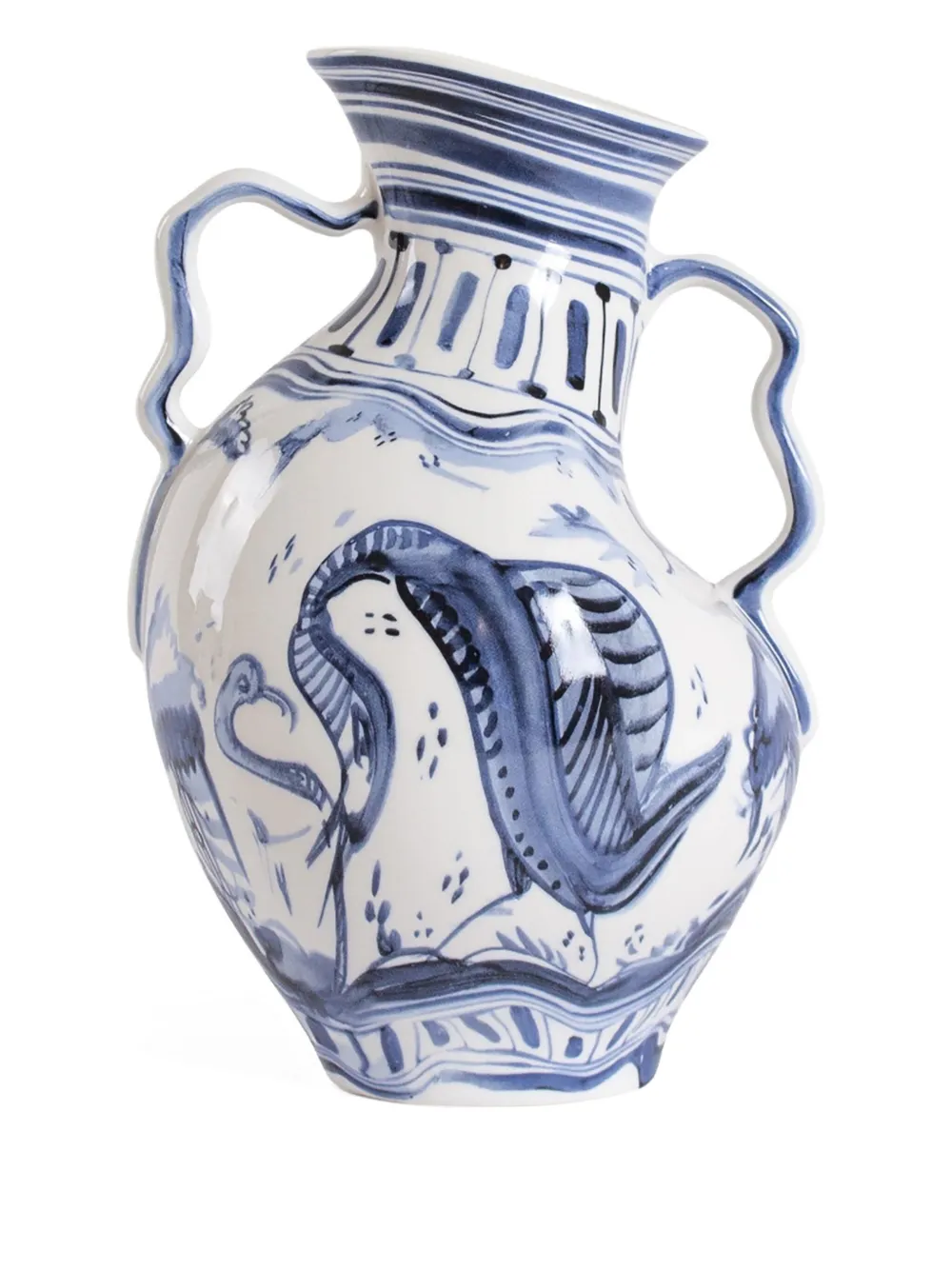 Seletti Porcelain Vase In White