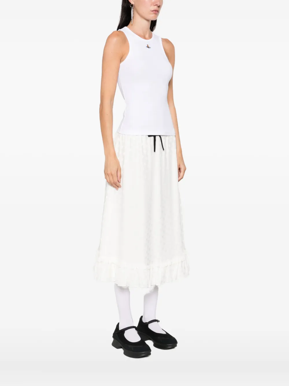 Vivienne Westwood Orb-embellished Tank Top In White