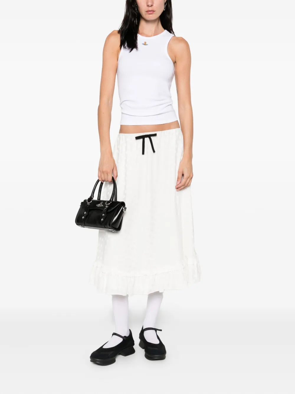 Vivienne Westwood Orb-embellished Tank Top In White