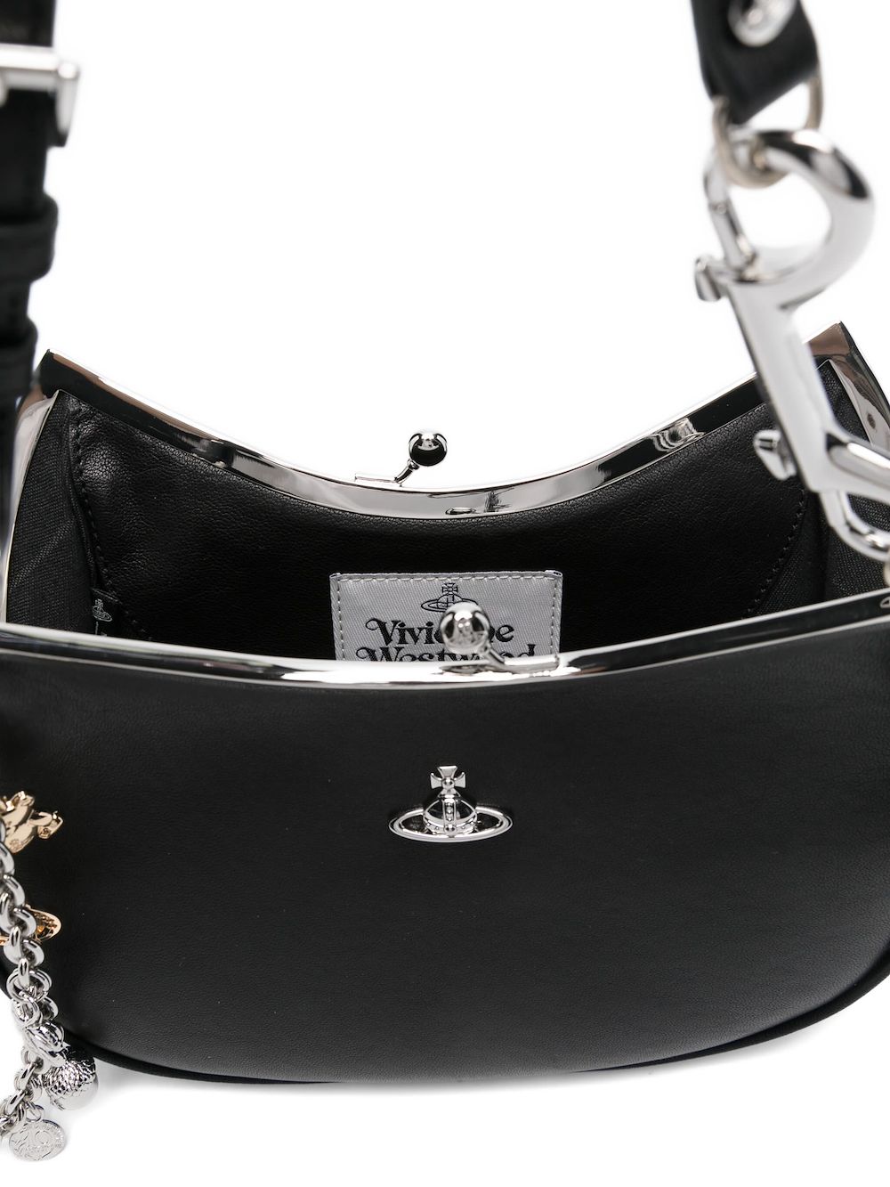Vivienne Westwood Charm Frame shoulder bag Zwart