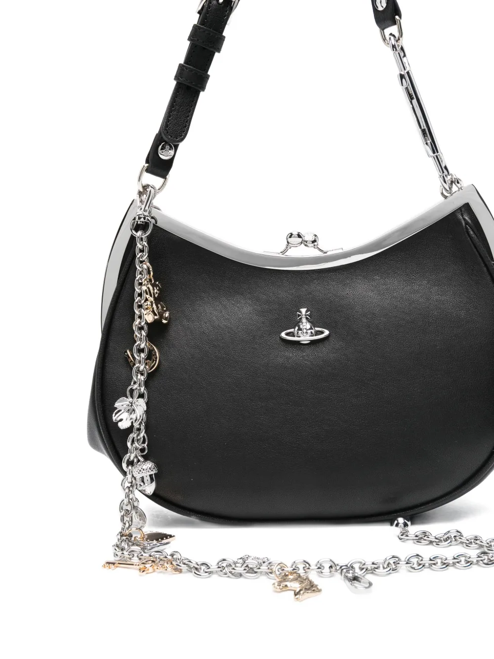 Vivienne Westwood Charm Frame shoulder bag Zwart
