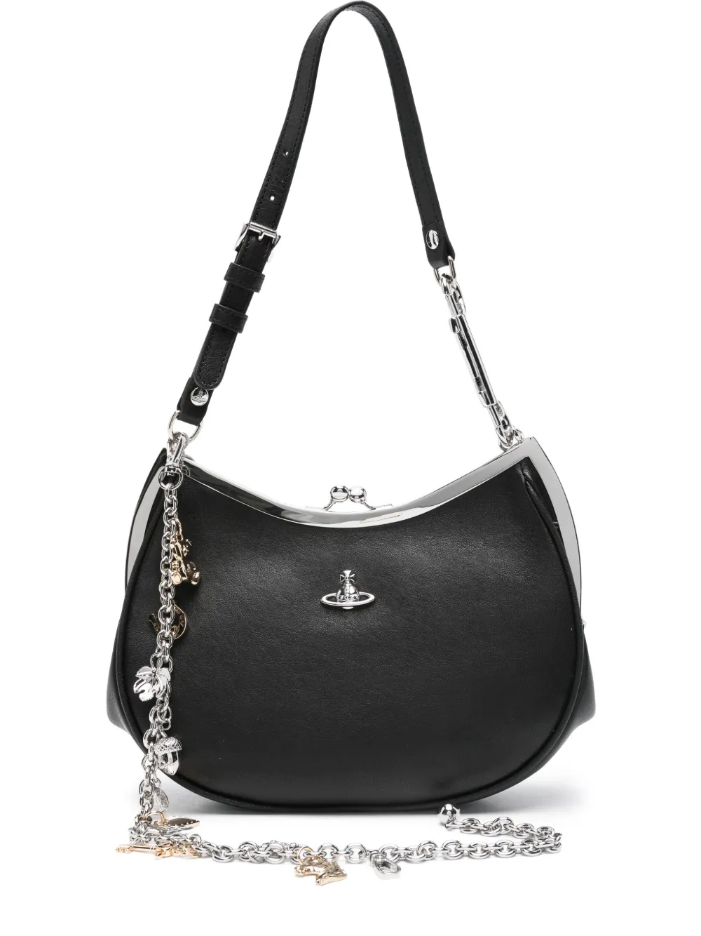 Vivienne Westwood Charm Frame shoulder bag Zwart