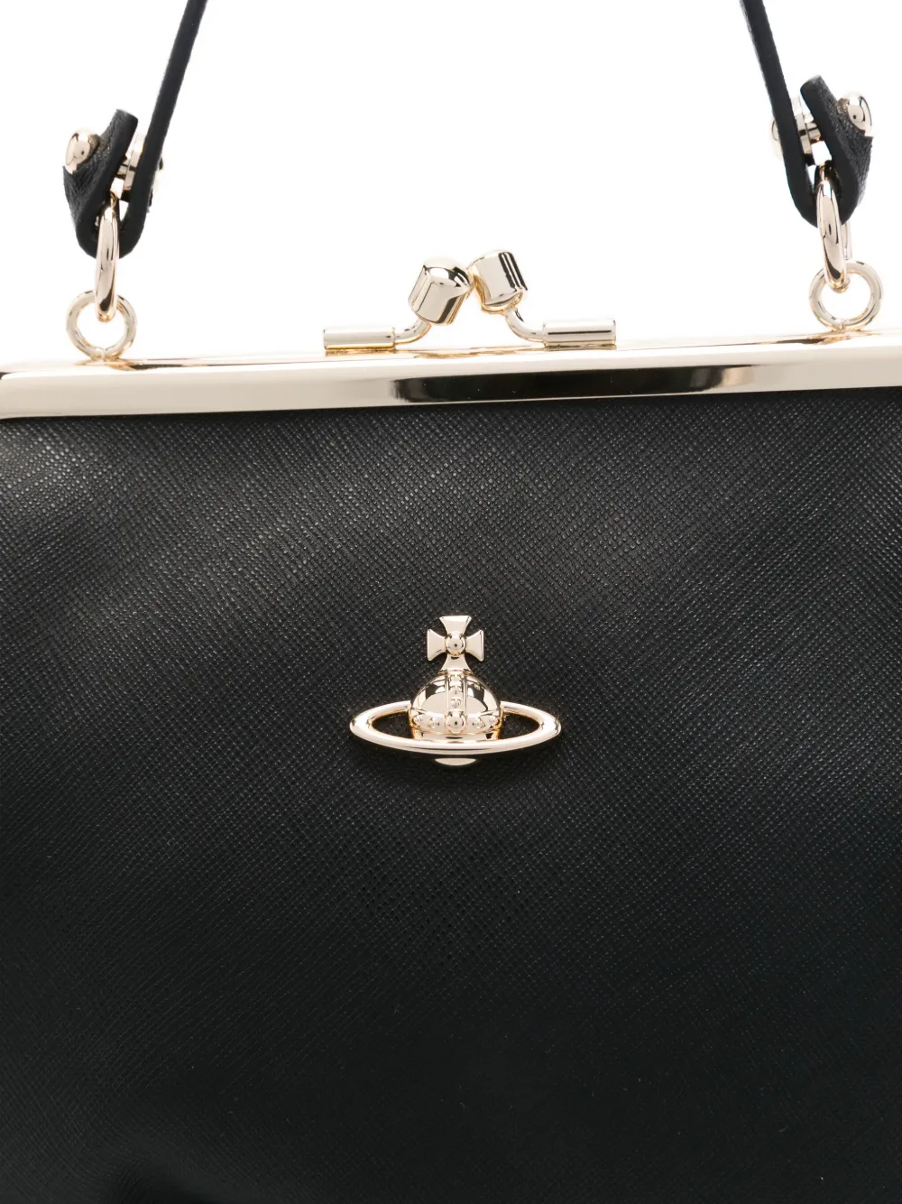 Vivienne Westwood Granny Frame purse mini bag Zwart