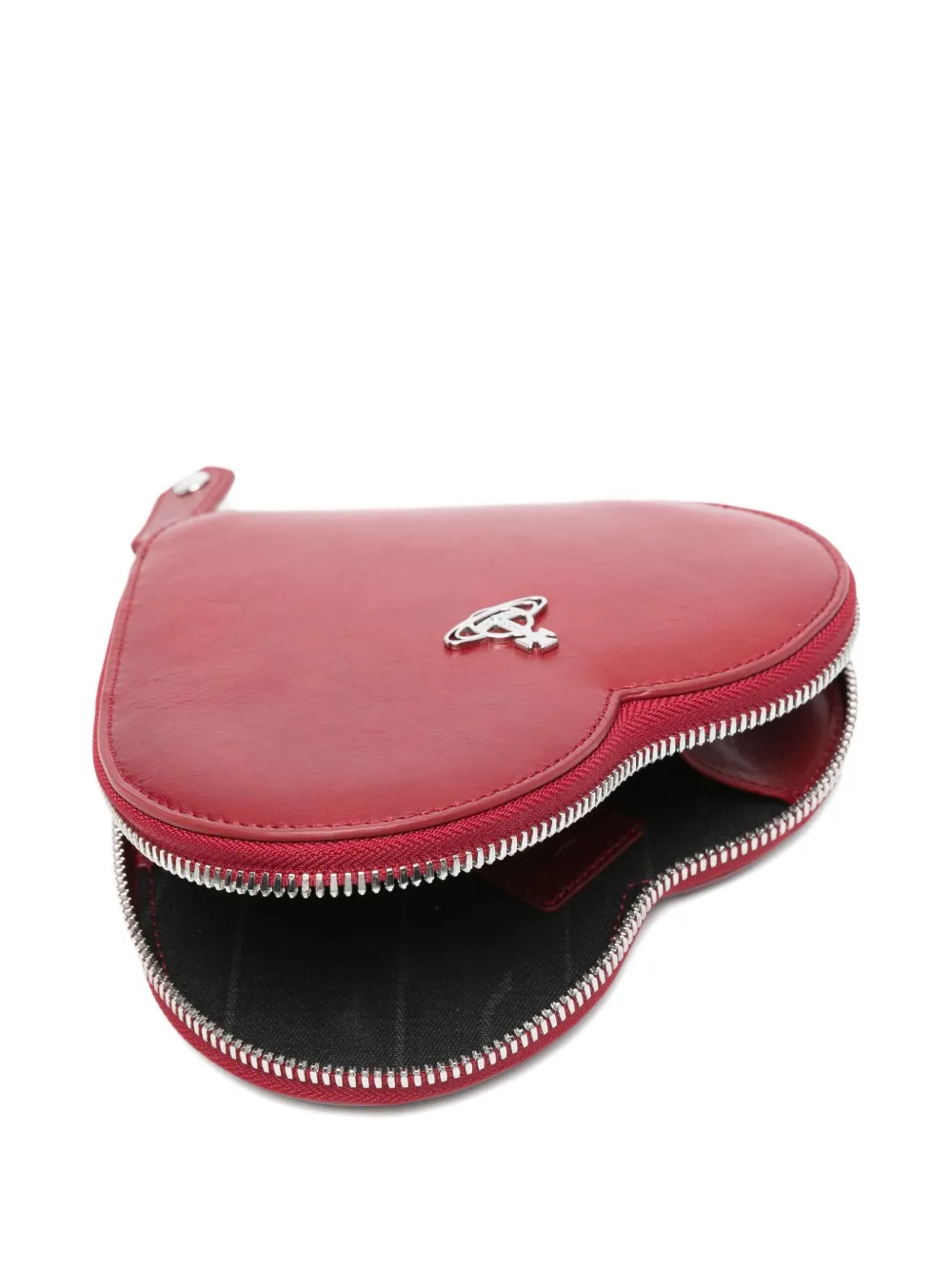 Vivienne Westwood Hartvormige crossbodytas met rits Rood
