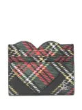 Vivienne Westwood heart-shaped plaid cardholder - Green