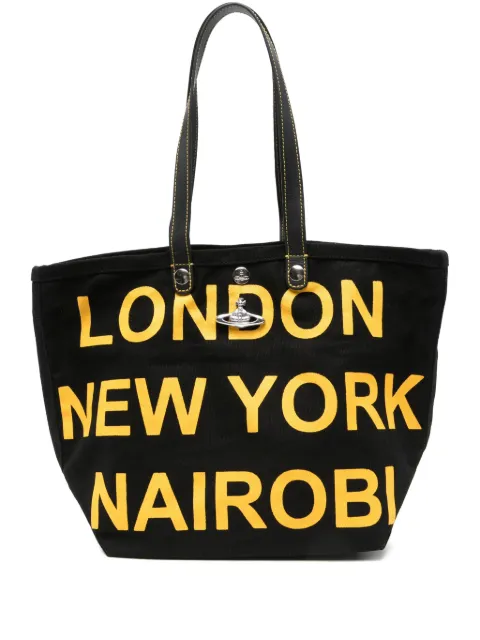 Vivienne Westwood small city-print tote bag