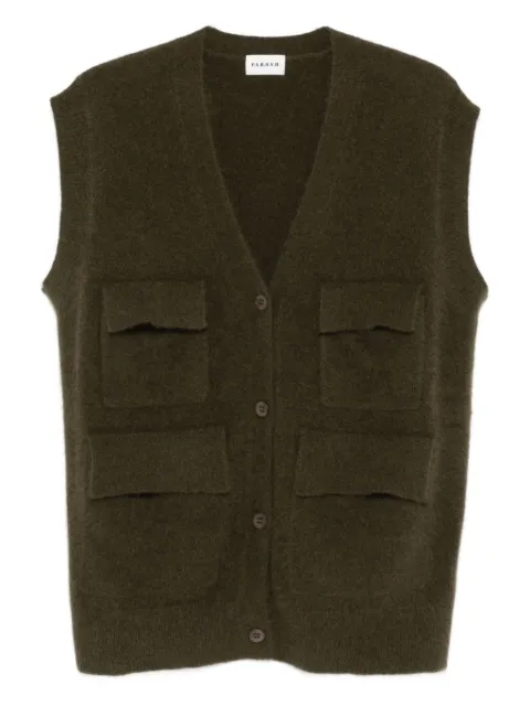 P.A.R.O.S.H. Cardigan Maglia smanicato con tasca