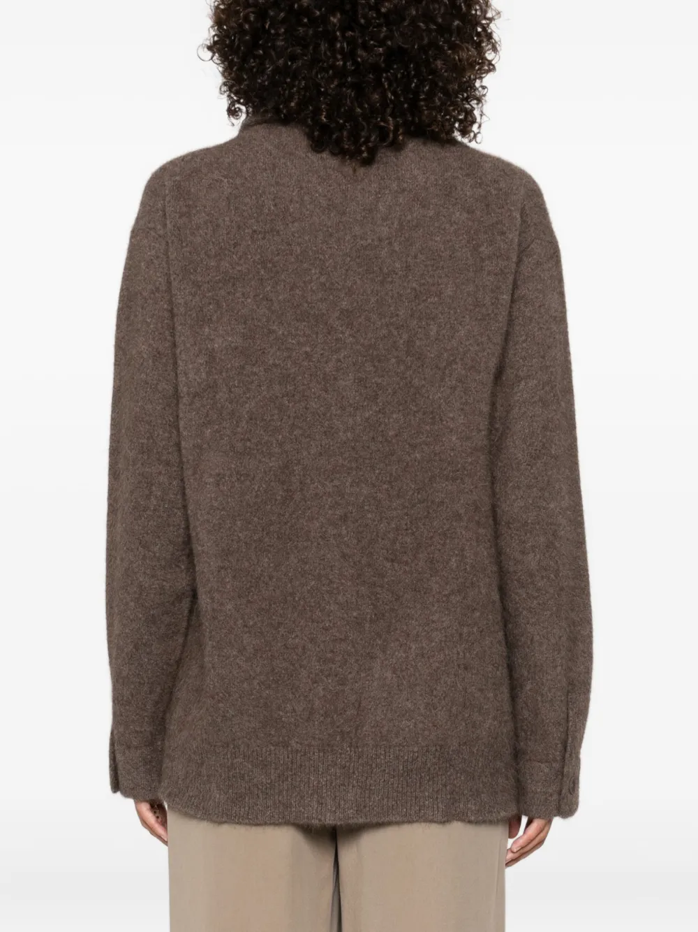 P.A.R.O.S.H. buttoned flap-pocket cardigan Bruin