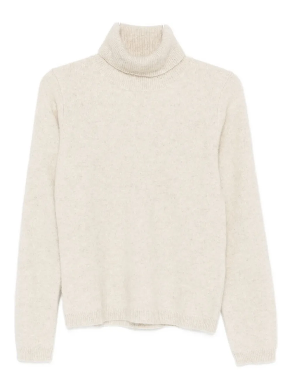 P.a.r.o.s.h Turtleneck Wool Sweater In Neutral