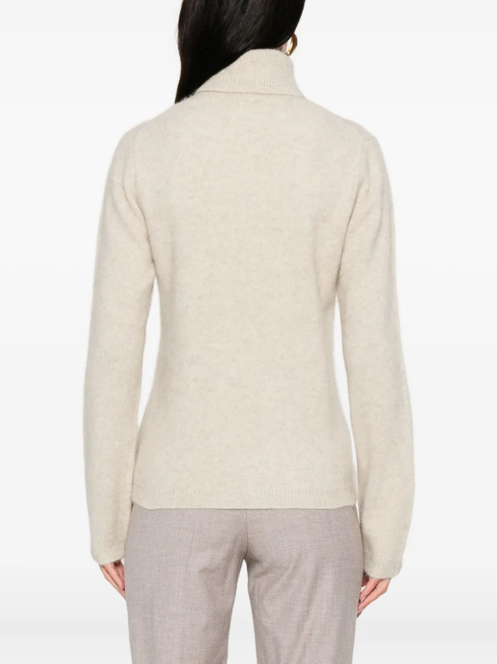 P.A.R.O.S.H. turtleneck wool sweater Beige