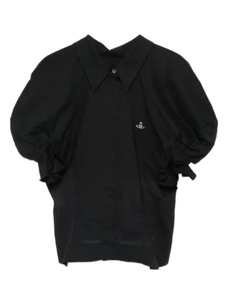 Vivienne Westwood Gexy パフスリーブ シャツ | ブラック | FARFETCH JP