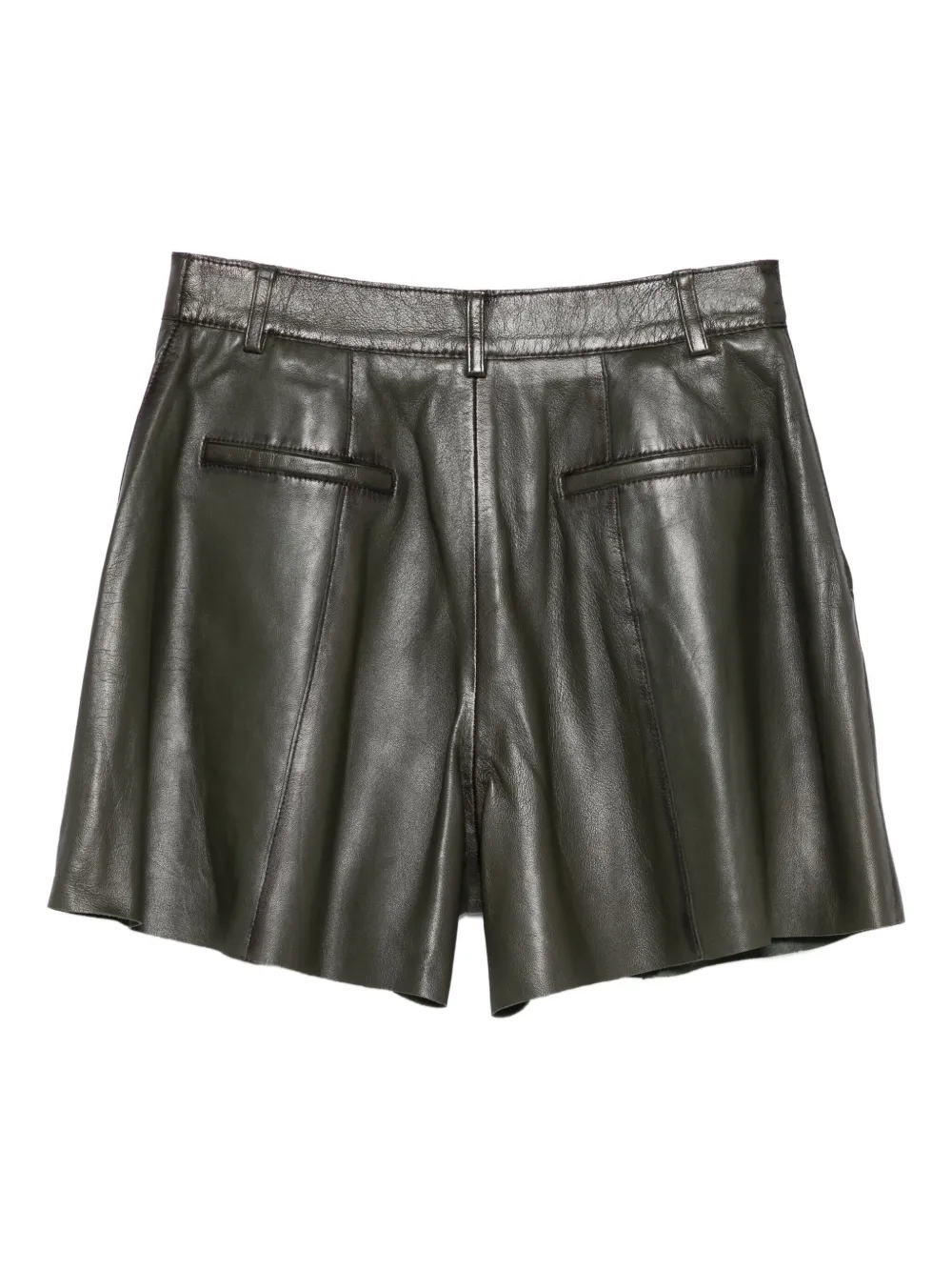 P.A.R.O.S.H. leather shorts Groen
