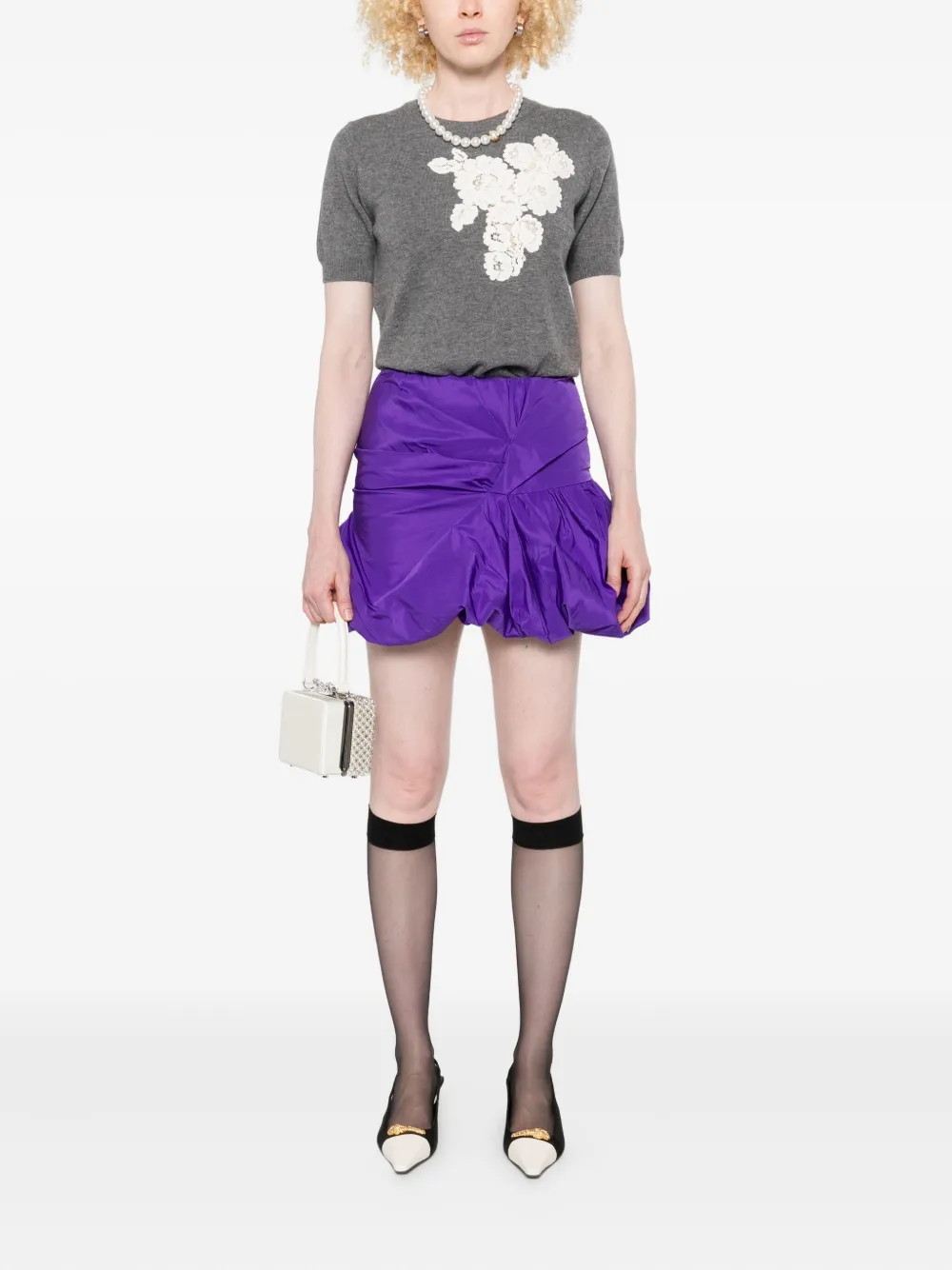 Nº21 rok met afwerking - Paars