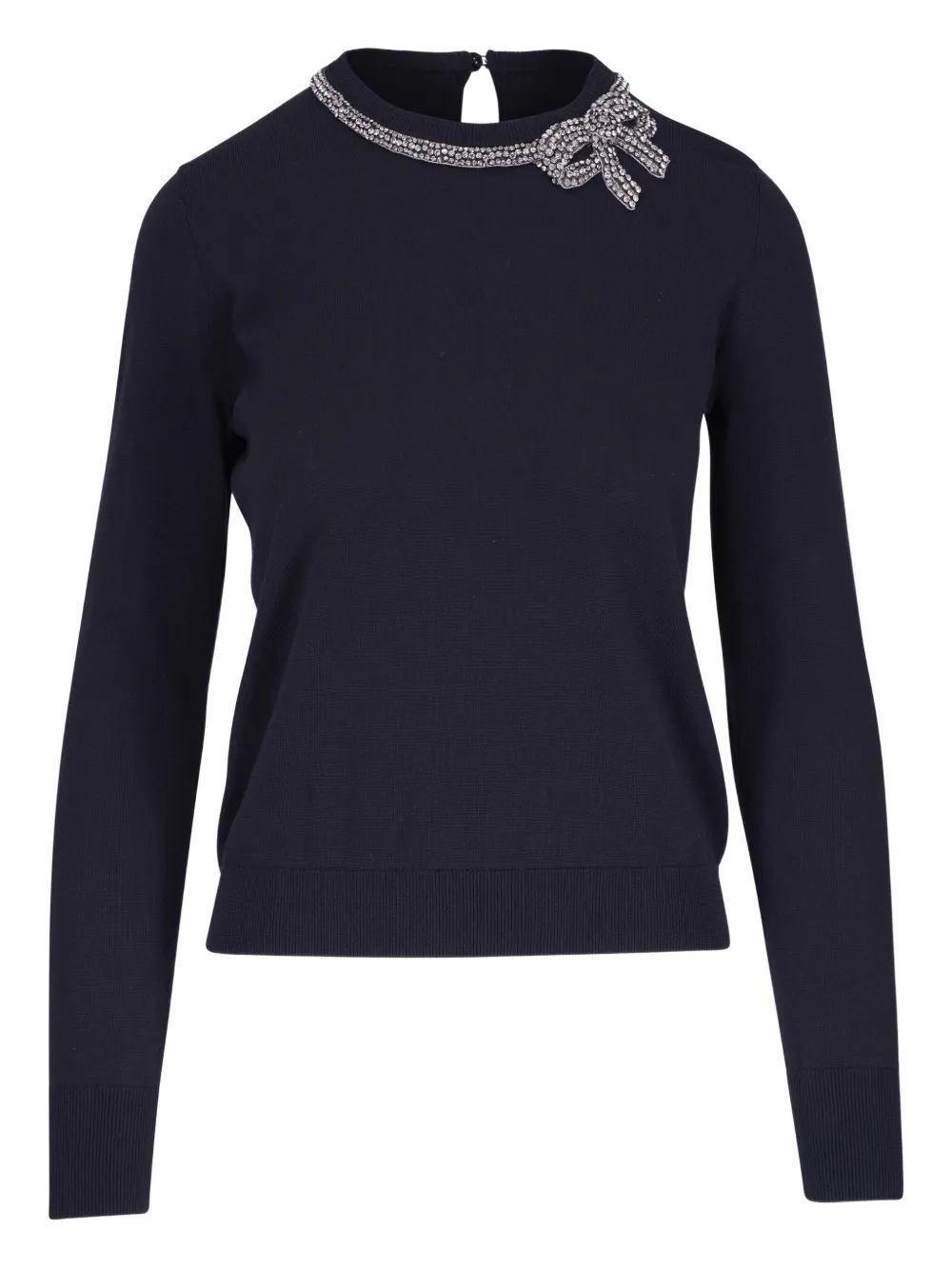 Carolina Herrera bow-embellished sweater | Black | Image 1