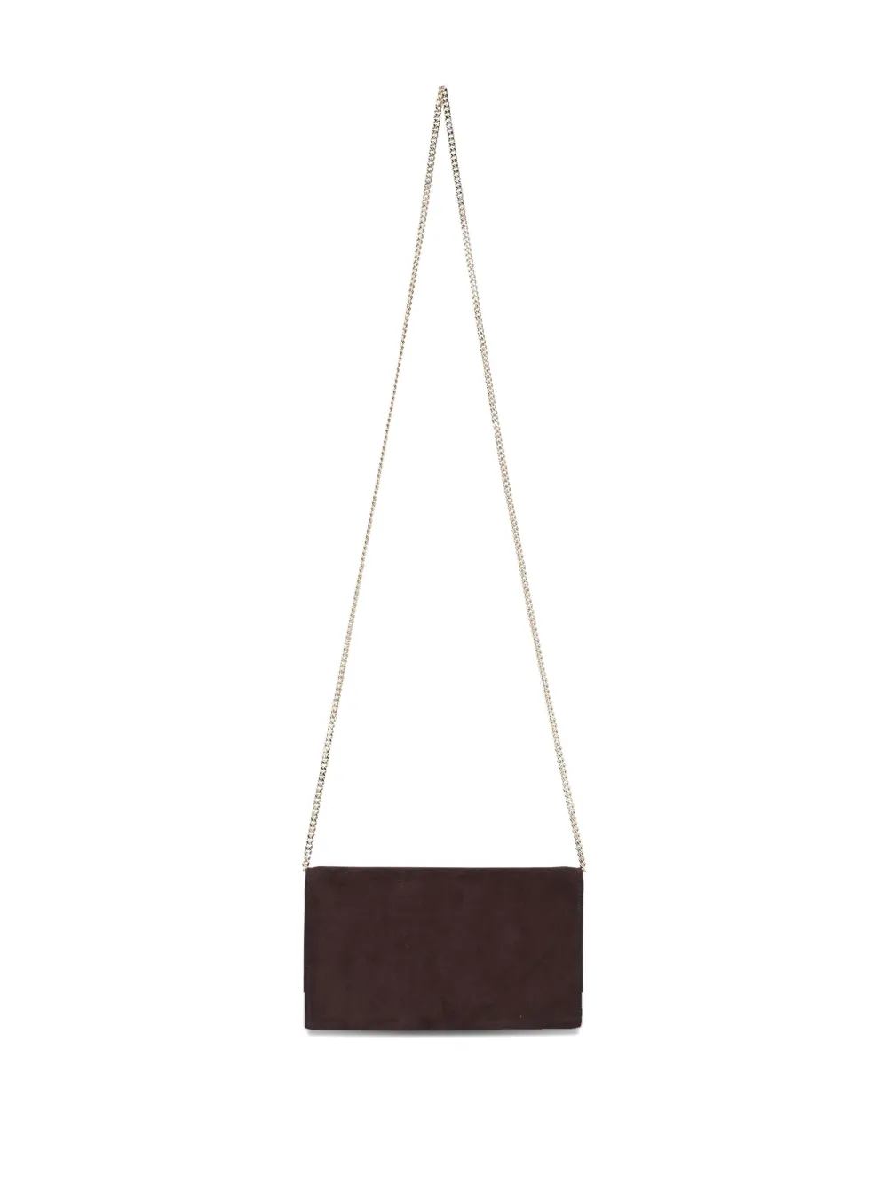 Jimmy Choo Suède schoudertas met kettingband CHC