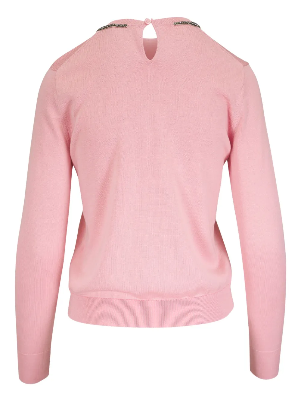 Carolina Herrera Top met verfraaide strik - Roze