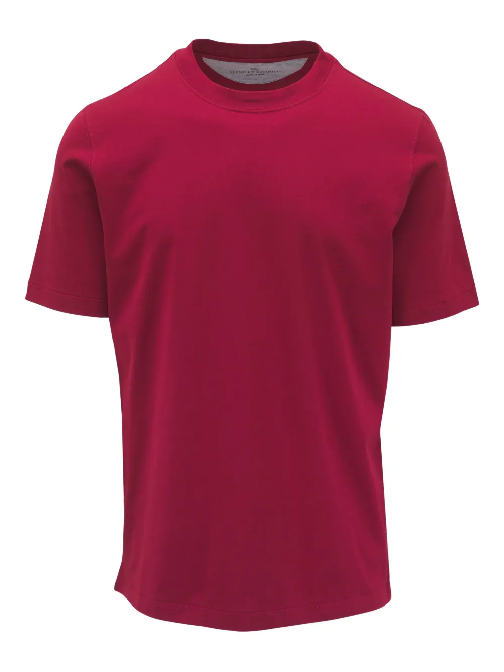 Brunello Cucinelli crew-neck short-sleeve T-shirt | Red | Image 1