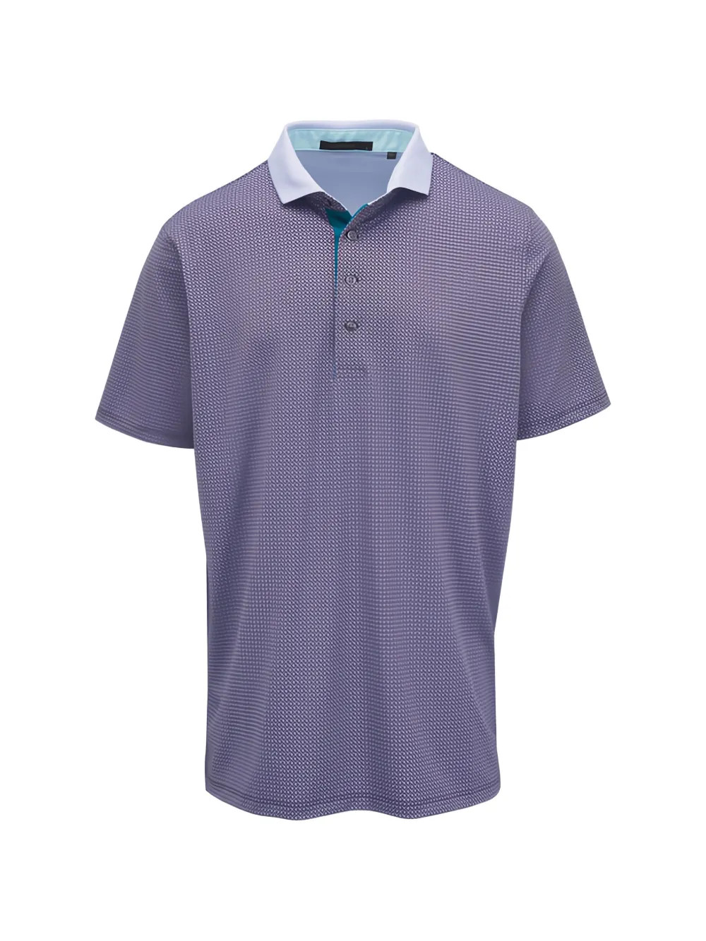 GREYSON patterned polo shirt - Viola