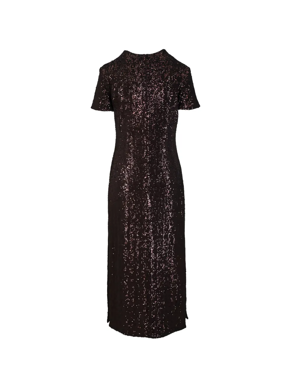 Michael Kors sequin short-sleeve dress - Bruin
