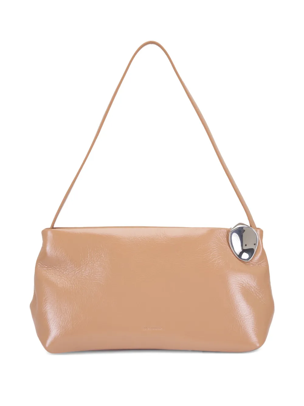 Jil Sander Borsa a spalla con dettaglio metallizzato - Toni neutri