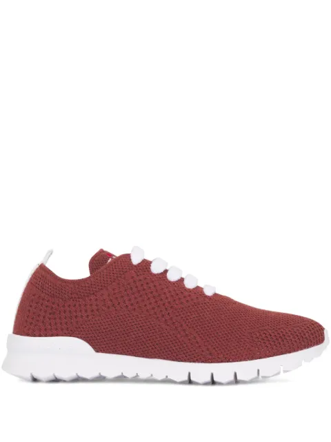 Kiton knitted lace-up low-top sneakers