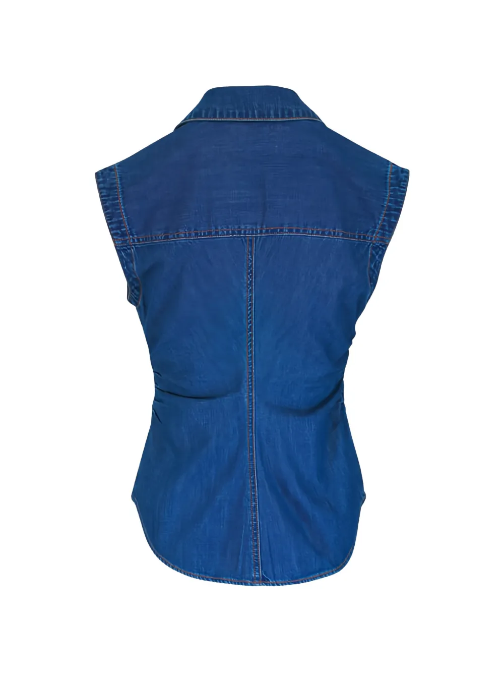 Veronica Beard Sera ruched blouse - Blauw