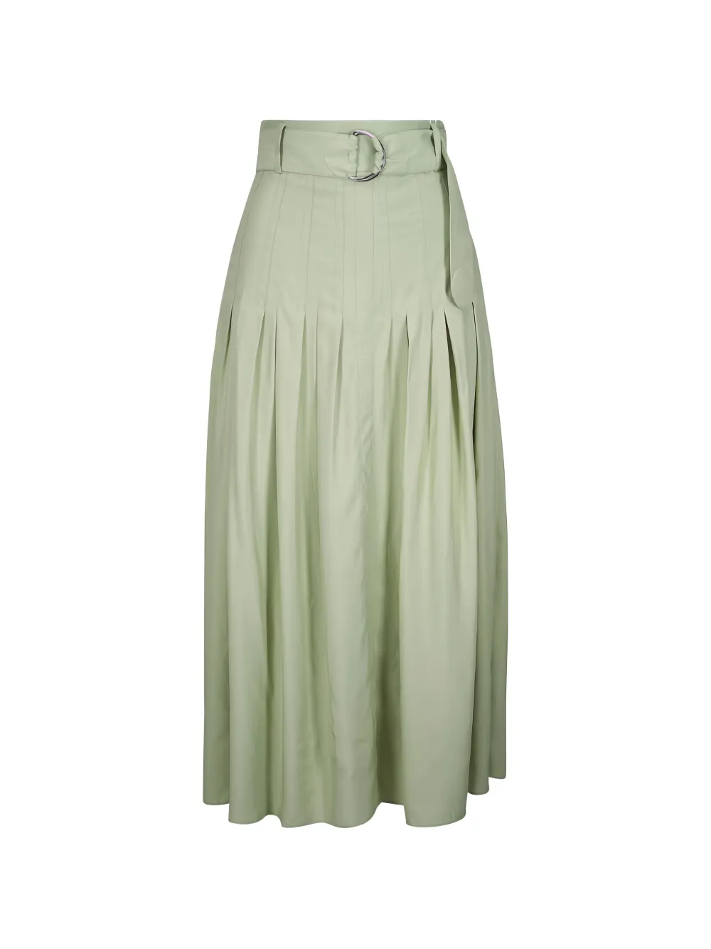 Akris Punto pleated belted skirt - Verde