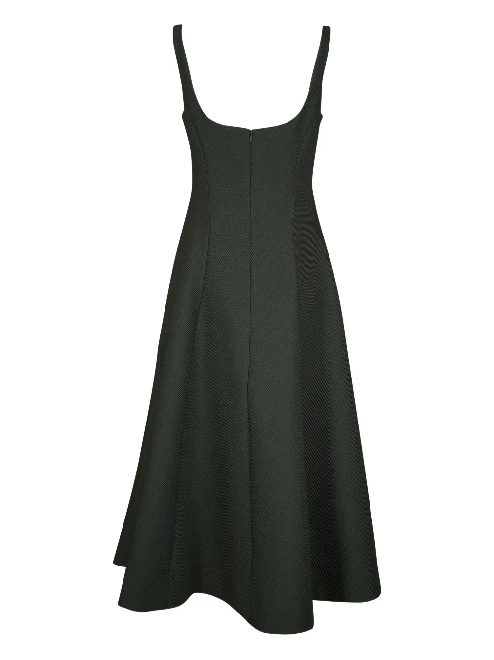 Lela Rose Ribbed A-line Dress In Animal Print