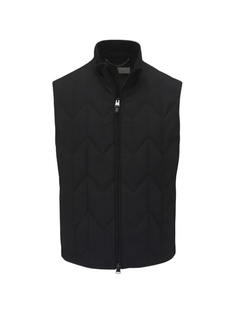 Canali quilted gilet