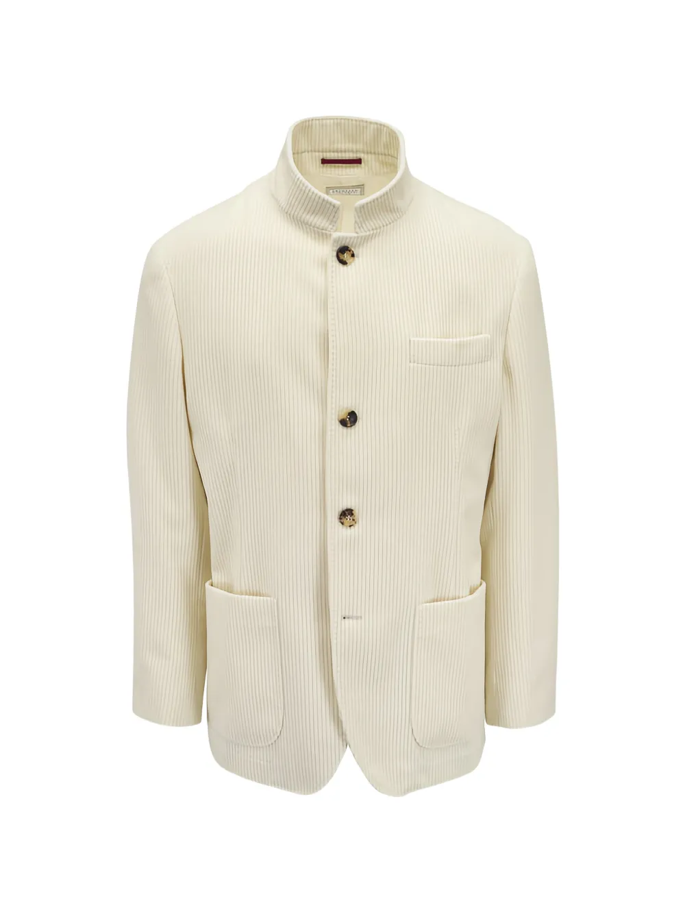Brunello Cucinelli buttoned corduroy jacket - Neutrals