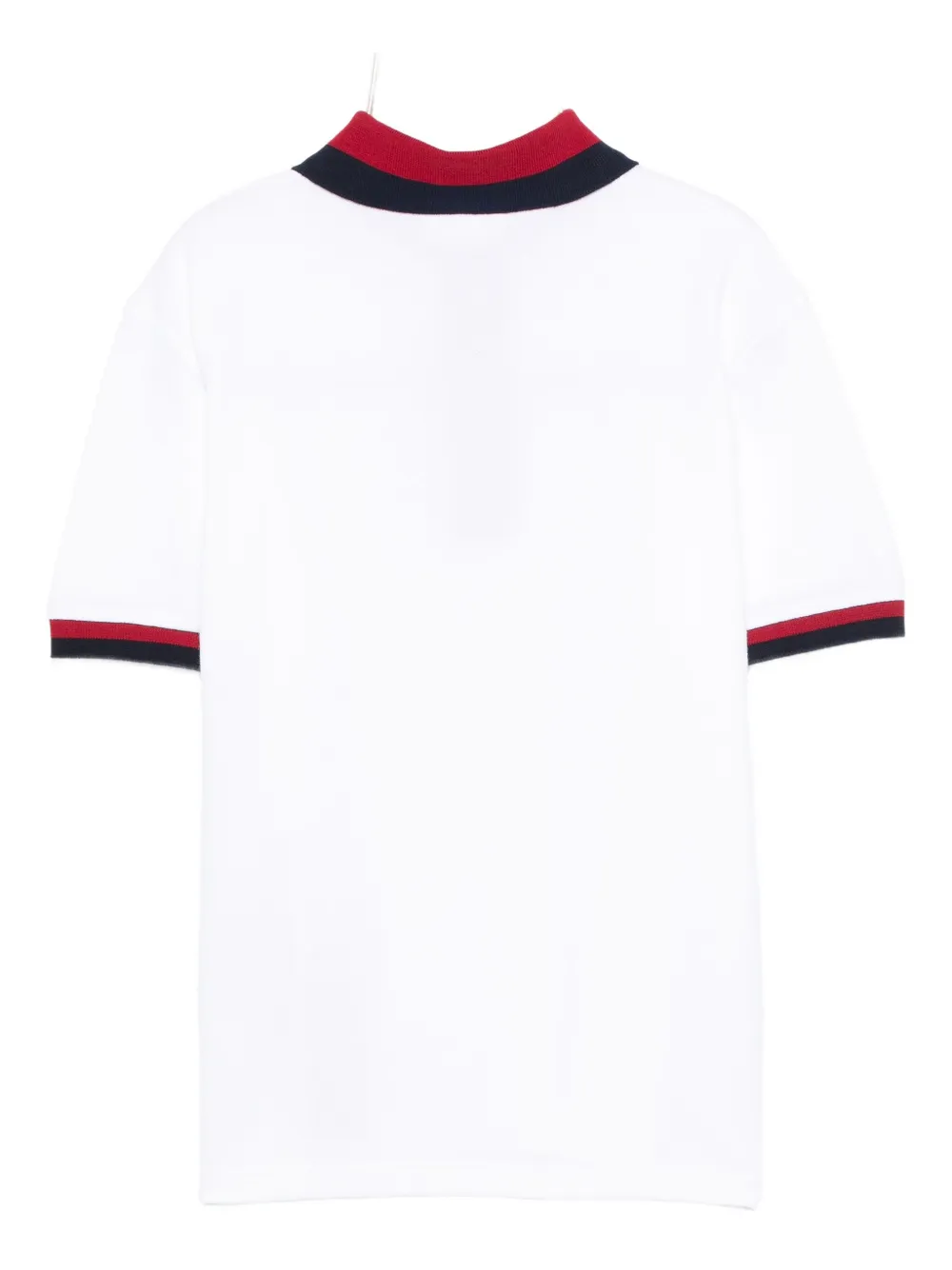 Gucci Kids Poloshirt met contrasterende kraag Wit