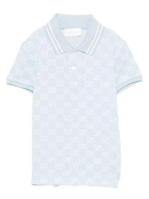 Gucci Kids GG-pattern polo shirt