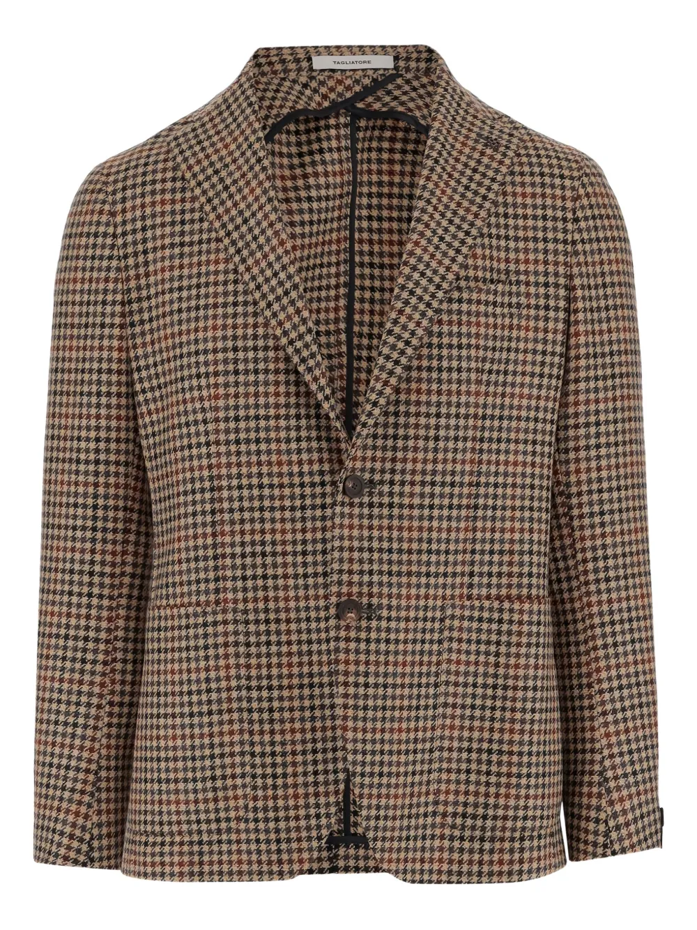 Tagliatore houndstooth-pattern jacket Bruin
