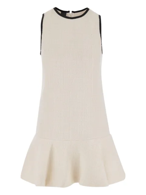 PINKO tweed ruffled dress