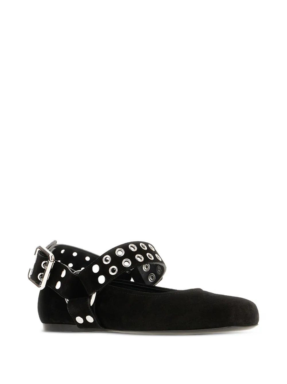 Alaïa buckle-strap eyelet ballet flats | Image 2