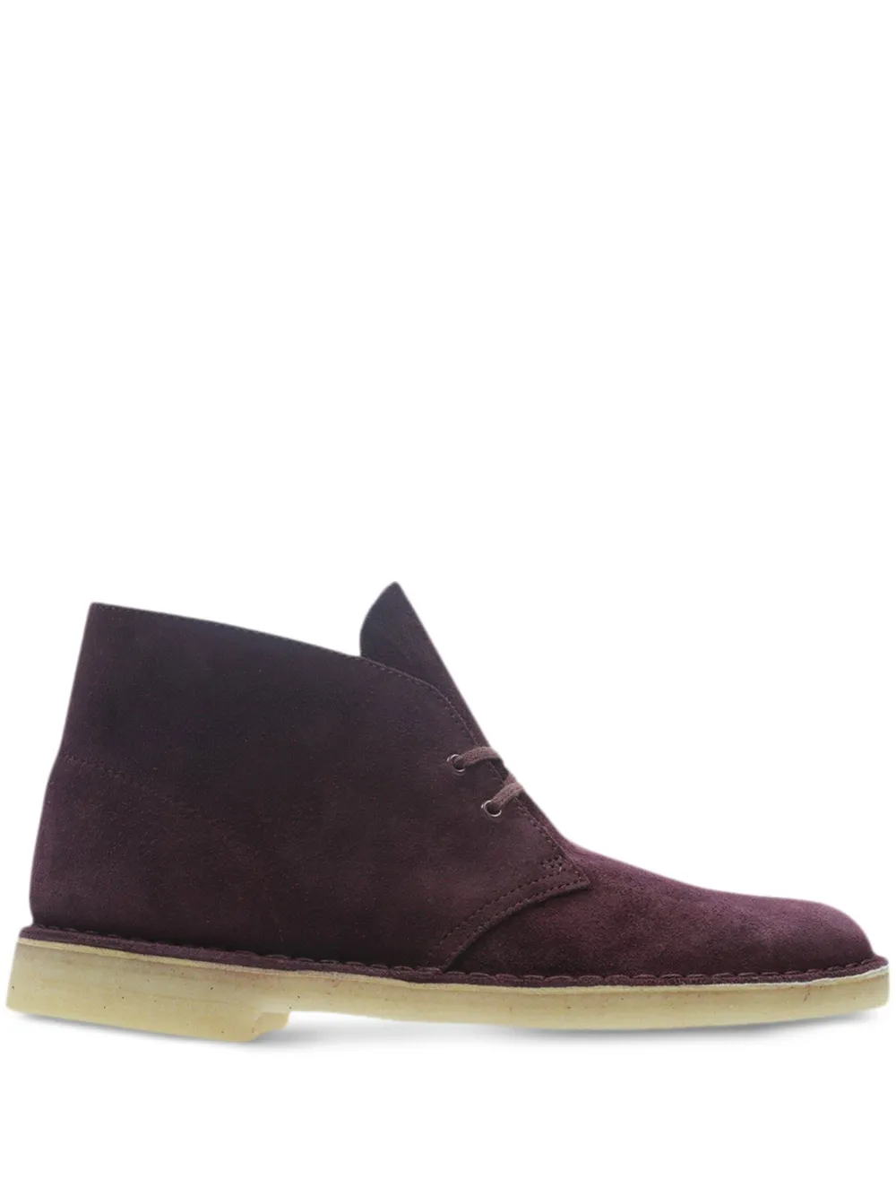 Clarks Originals "bordeaux Suede" Boots In Purple