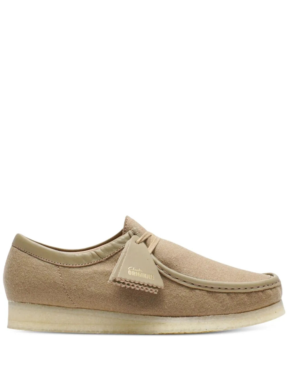 Clarks Originals Wallabee "Camel Wool" boots Neutrals