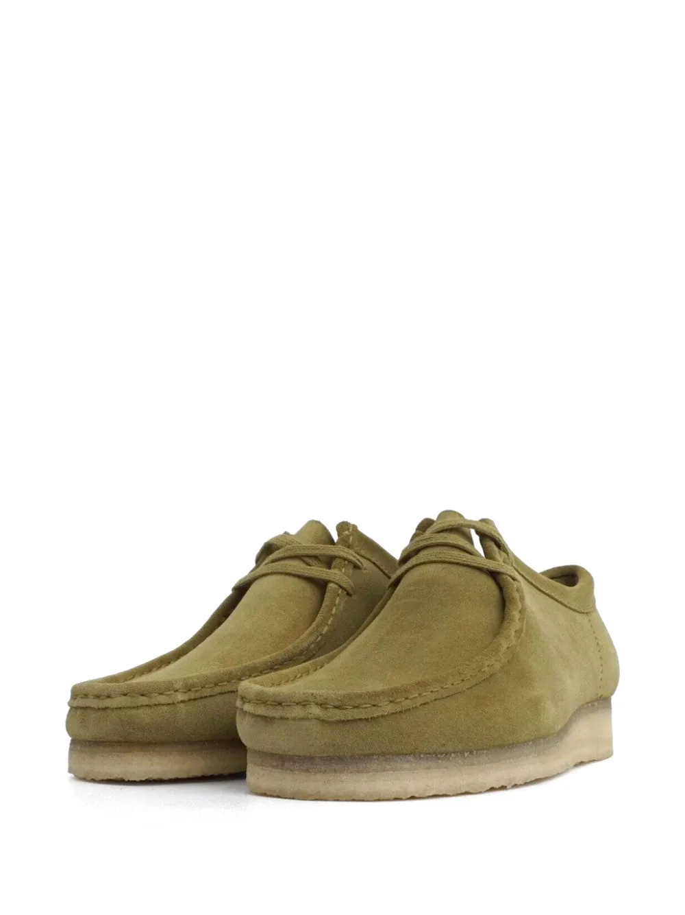 Clarks Originals Wallabee "Khaki Suede" desert boots Green